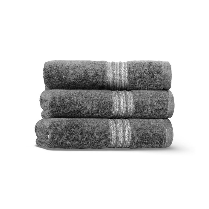 Mijölnir Toalla de Baño 100% Algodón Antracita 450 gr/m² 76x142 cm